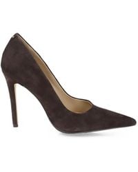 Michael Kors - Elyse Pointed-Toe Suede Pumps - Lyst