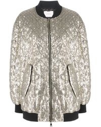 Dorothee Schumacher - Sequined Quilted Bomber Jacket - Lyst