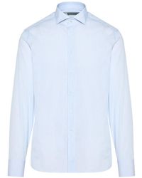 Canali - Gestreept Overhemd - Lyst