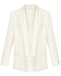 KENZO - Logo-Patch Shawl-Lapels Blazer - Lyst