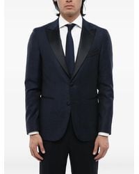 Corneliani - Single-Breasted Peak-Lapel Jacket - Lyst