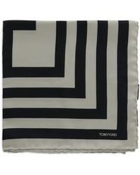 Tom Ford - Geometric-Print Pocket Square - Lyst