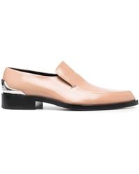 Jil Sander - Pointed-toe Leather Loafers - Lyst