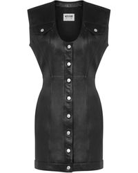 Moschino - レザー ミニドレス - Lyst