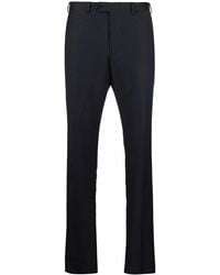 Emporio Armani - Tapered-Leg Tailored Trousers - Lyst