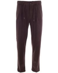 Herno - Resort Drawstring-Waist Trousers - Lyst