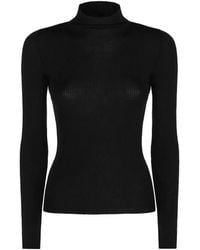Twinset - Ribbed-Knit Roll-Neck Sweater - Lyst