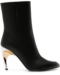 Alexander McQueen - Armadillo 100 Leather Ankle Boots - Lyst