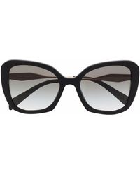 Prada - Oversized-Sonnenbrille mit Cat-Eye-Gestell - Lyst