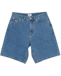 Obey - Bigwig Logo-Embroidered Shorts - Lyst