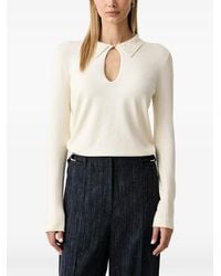 GAUDI - Crystal-Embellished Cut-Out Sweater - Lyst