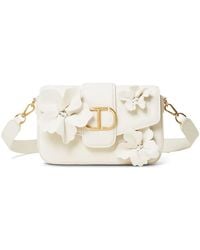 Twinset - Floral-Embellished Cross Body Bag - Lyst