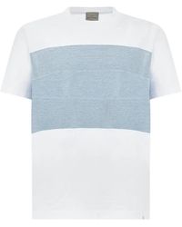 Paul & Shark - Bicolor Striped Cotton T-Shirt - Lyst