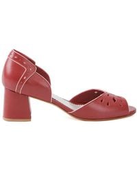 Sarah Chofakian - Sandali Con Tacco Largo - Lyst