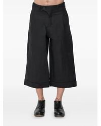DEVOA - Pleated Cuffed Trousers - Lyst
