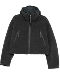 adidas - Zip-Fastening High-Neck Faux-Fur Jacket - Lyst