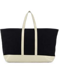 GIMAGUAS - Big Contrast-Trim Tote Bag - Lyst