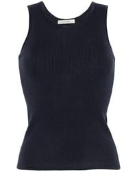 IVORY PARIS - Elsa Ribgebreide Tanktop - Lyst