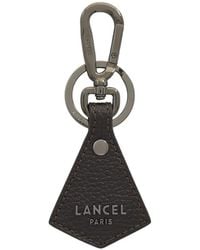 Lancel - Pyramid Grained-Leather Keyring - Lyst