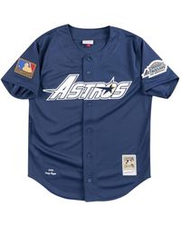 Mitchell & Ness - Mlb Houston Astros Buttoned T-Shirt - Lyst