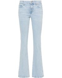 7 For All Mankind - Vaqueros bootcut de talle medio - Lyst