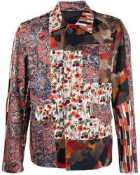 Herno - Multi-Print Pattern Shirt Jacket - Lyst