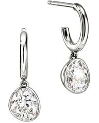 John Hardy - Lovestruck Diamond Hoop Earrings - Lyst