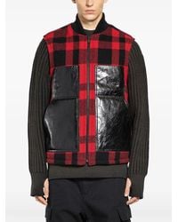 Junya Watanabe - Checked Panelled Vest - Lyst
