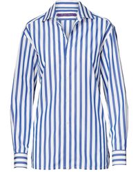 Ralph Lauren - Camisa a rayas con manga larga - Lyst