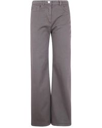 Seventy - Patch-Pockets Straight-Leg Jeans - Lyst
