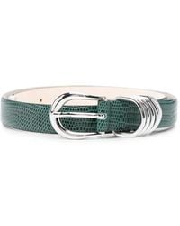 DEHANCHE - Hollyhock Lizard-Effect Belt - Lyst