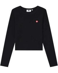 Chocoolate - Heart-Patch Ribbed T-Shirt - Lyst