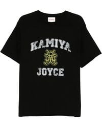 KAMIYA - プリント Tシャツ - Lyst