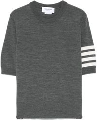 Thom Browne - Fine Merino Wool Short-Sleeved Tee - Lyst