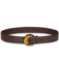 Etro - Paisley-buckle Leather Belt - Lyst