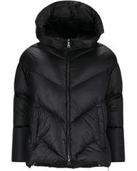 Add - Donsjack Met Chevron-Streep En Capuchon - Lyst