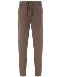 Paul & Shark - Fleece-Cotton Track Pants - Lyst