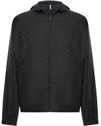 Gucci - Gg Nylon Jacquard Zip Jacket, Ready-To-Wear - Lyst
