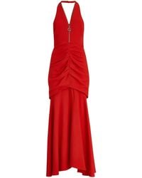 Del Core - Maxi-Jurk Met Gedrapeerd Detail - Lyst