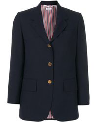 Thom Browne - Blazer con botones y solapa ancha - Lyst