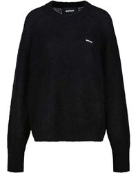 ROTATE BIRGER CHRISTENSEN - Trui Met Ronde Hals En Logodetail - Lyst