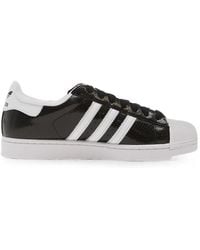 adidas - Superstar Ii Snakeskin-Effect Sneakers - Lyst