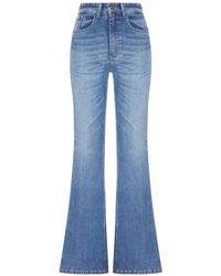Lois - High-Waisted Flared Jeans - Lyst