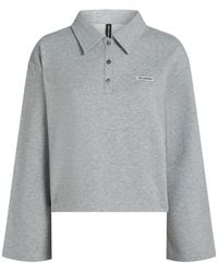 KARL LAGERFELD - Rhinestone Loungewear Sweatshirt - Lyst