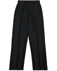 Paura - Troy Frayed Trousers - Lyst