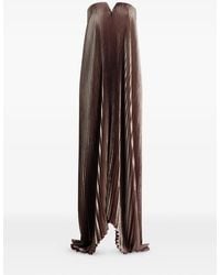 L'idée - Tie Pleated Maxi Dress - Lyst