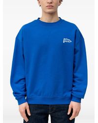 HUGO - Logo-Patch Crew-Neck Sweatshirt - Lyst