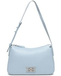 Bally - Small Logo-Detail Grained Leather Shoulder Bag - Lyst