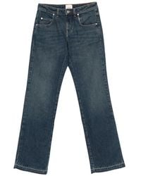 Isabel Marant - Frayed-Edges Denim Jeans - Lyst