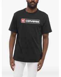 Converse - Logo-Print Jersey T-Shirt - Lyst